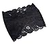 Oyabridal Wide Lace Headbands for Women Lace Headcovering for Women Lace Headband (Black)