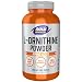 NOW Sports Nutrition, L- Ornithine Powder, Protein Metabloism* and Urea Detox*, Amino Acids, 8-Ounce