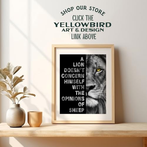 Yellowbird Art & Design Best Office Decor For Men - 11X14- Motivational Quotes Wall Art - Man Cave Stuff, Masculine Home Decor, Inspiring Quotes Wall Decor, Room Decor For Men, Boss Gifts - Poster For Men thumb #3