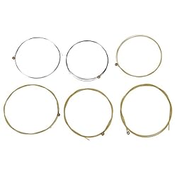 Oikabio Lot de 6 cordes métalliques pour guitare acoustique 1 1 m - Les Beatles, Paul McCartney, John Lennon, RIngo Starr, George Harrison