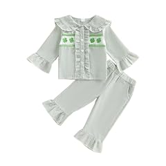 Shamrock Embroidered Green