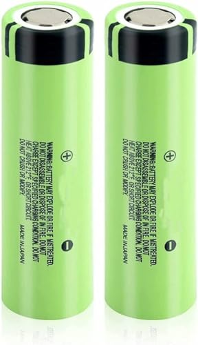 3.7 Volt Rechargeable Battery, 2 Pack 3400Mah NiMH Battery High Power Lasting Long for Headlamp, LED Flashlight, Solar Light, Electronic Devices etc.