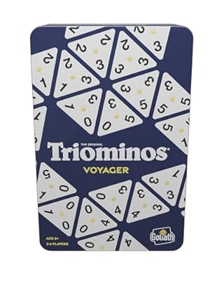 Goliath - TRIOMINOS Voyager - Edición de Viajes - Juego de Mesa de Dómino para Niños desde 6 Años - Juguete Estratégico de 2 a 4 Jugadores - Compacto y Portátil - Estimula el Razonamiento Lógico | Ya disponible en tu tienda friki favorita! En mundofriki.es!