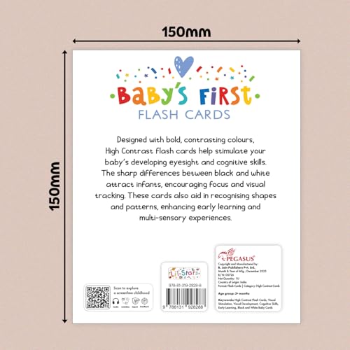 Image of Popcorn Games and Puzzles Flash Cards for Kids (High Contrast)