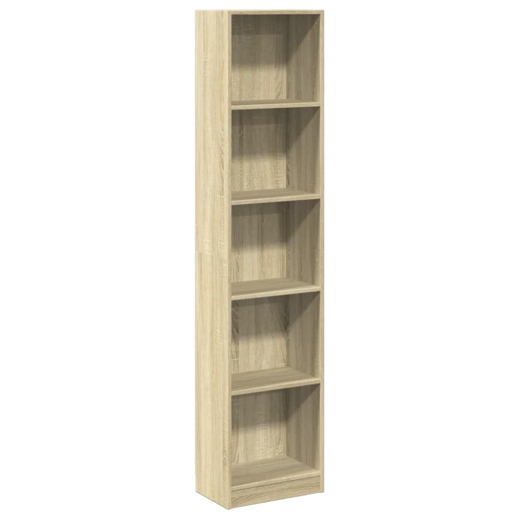 vidaXL Bookcase, Storage Cabinet for Living Room, Book Shelf for Display, Book Rack, Cupboard, Modern Style, Sonoma Oak Engineered Wood — image 1