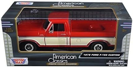 Ford F-150 Custom Pickup 1:24 Diecast Motormax miniatura 2