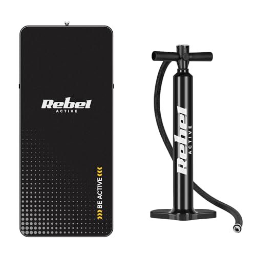 Rebel Electro Tabla de Sup Inflable de Natación Drop-Stitch 350 cm Juego de Remo Bomba Mochila RBA-4500-BL - imagen 18