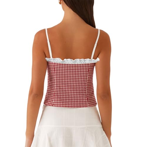 Women's Camisole Tank Tops Summer Y2k Going Out Print Spaghetti Strap Cami Tank Top3