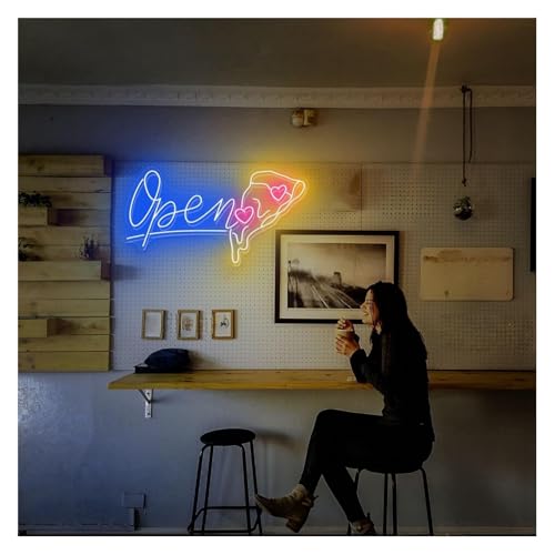 Lampe néon Open Pizza pour animer votre restaurant