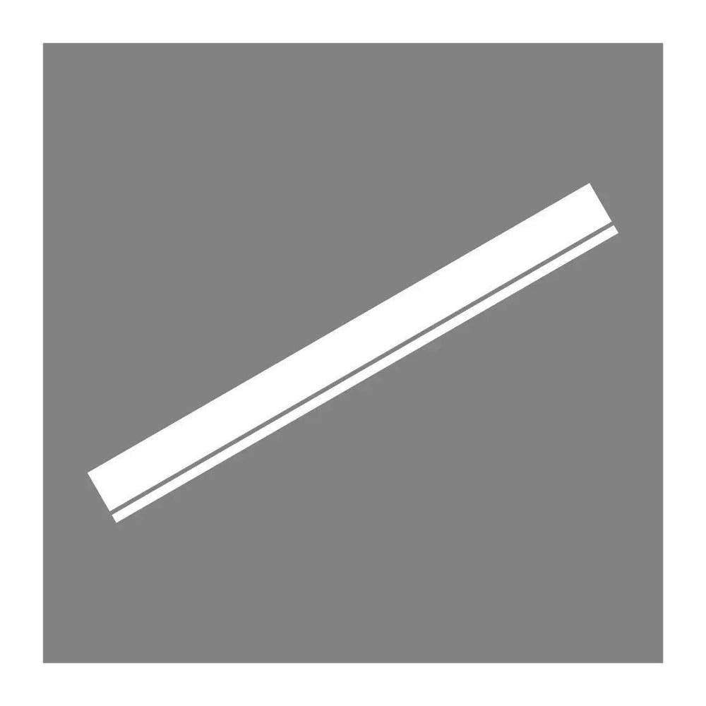 Car Hood Sticker Bonnet Decoration Graphics Stripes Decor Decal Universal(Glossy White)