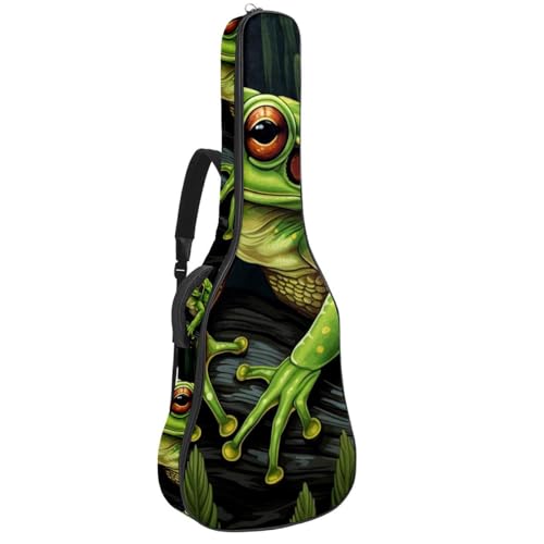 Sac pour guitare 41 pouces multicolore avec grand rangement pour guitare acoustique