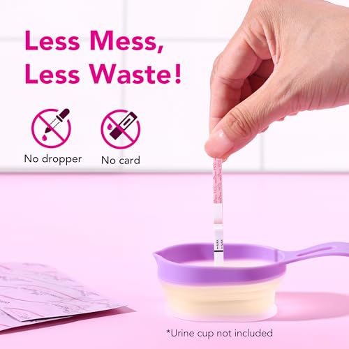 Image of Easy@Home Pregnancy Test Kit: 20 Strips Test Pack for Early Urine HCG Detection - Sensitive & Precise Results in 5 Mins - Easy to Track with Premom App Support