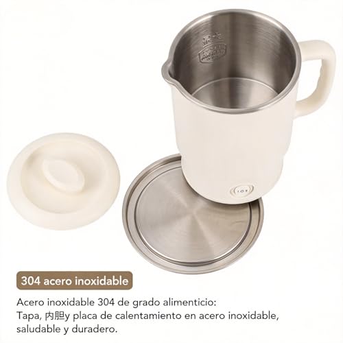Hervidor eléctrico Yosoo Health Gear 600ml acero inox 600W miniatura 6