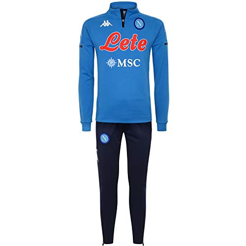 Ssc Napoli Italian Serie A Mens Sport Suits, Azure-Marine Blue, M