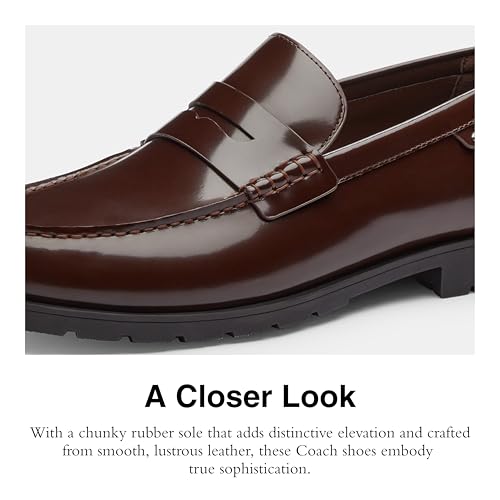 COACH Men's Reagan Penny Loafer4