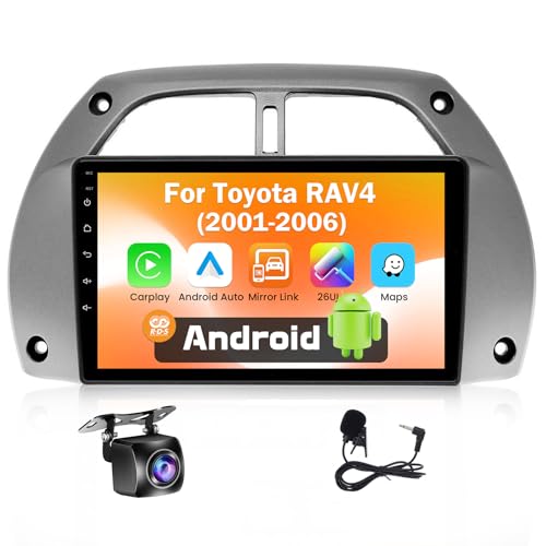 (Upgrade Cooling) Fecimodiv 2+64G Radio Stereo for Toyota RAV4 2001 2002 2003 2004 2005 2006 with...