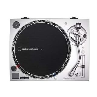 AT-LP 120X USB SILVER Tourne-disque manuel à traction directe avec bras en S - Les Beatles, Paul McCartney, John Lennon, RIngo Starr, George Harrison AT-LP 120X USB SILVER Tourne-disque manuel à traction directe avec bras en S – Image 3