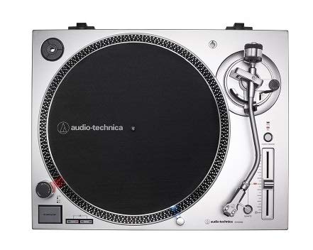 AT-LP 120X USB SILVER - giradischi manuale a trazione diretta con braccio ad 'S'