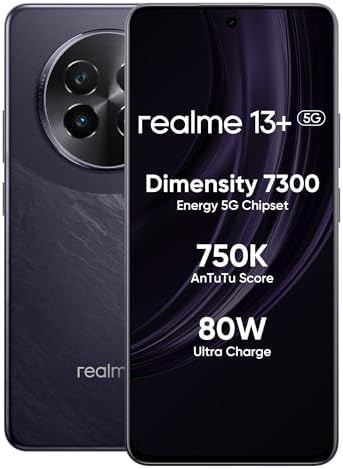 Realme 14 Pro 5G Smartphone, 12+512GB, Fotocamera 50MP OIS, Dimensity 7300, Display Curvo 120Hz 6,77'', Batteria 5260mAh, Nero, IP69 Impermeabile - 6