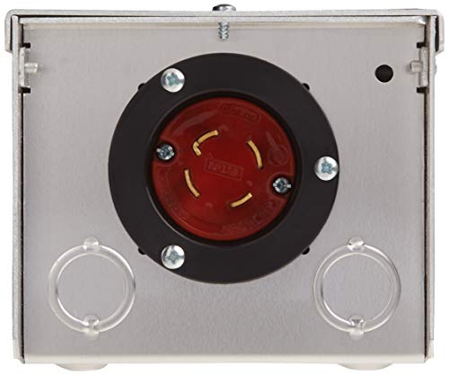 Generac 6343 30-Amp 125/250V Raintight Aluminum Power Inlet Box - Durable Outdoor Power Connection - Thumbnail 5