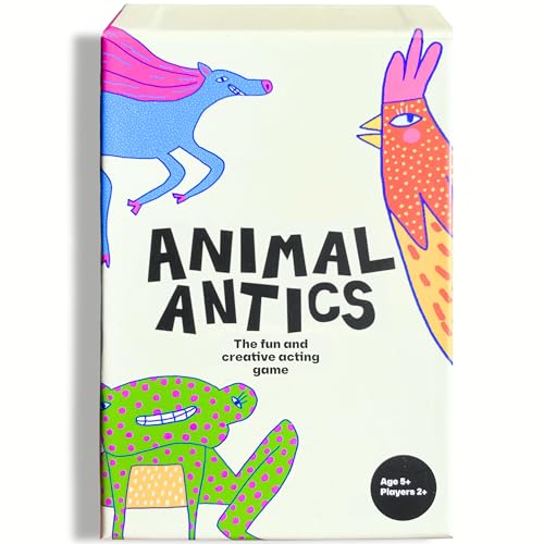 Animal Antics – The Game That Gets Kids Roaring, Clucking & Rolling with Laughter | Card Game for Kids Age 5+ | Family Fun | Travel Game | Party Game | Great Gift Idea