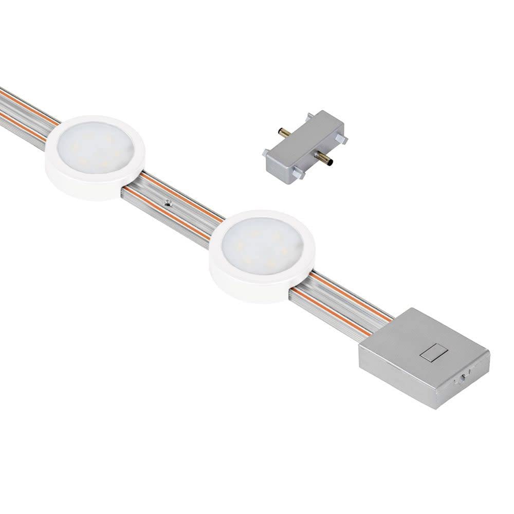 Jesco Lighting Kit-Rz-Ext-T12-Rd2-30Wh Radianz 2-Light Round Led Track Lighting