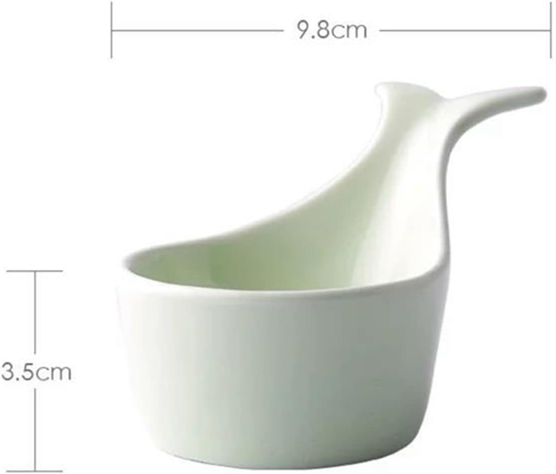 Sugar Bowls Kitchen Food Sauce Dish Seasoned Mustard Wheatgrass Bowl Saucer Small Vinegar Taste Board Snack Plate(Blue)