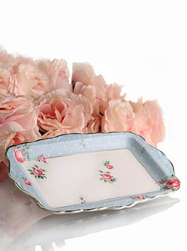 Royal Albert Polka Blue Sandwich Tray #TOP2