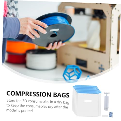 Compression sous vide pour consommables 3D étanche avec clip en PP - 5
