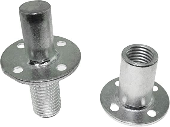 TAODAN 304 Stainless Steel Tee Nut Brad Hole Screw-in T-Nut Bedpost Connector Furniture Hardware Fittings M20