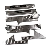 Beautost Fit for Toyota Highlander 2020 2021 2022 Inside Door Sill Scuff Plate Guard Cover Trims...
