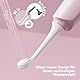 HappyPo – Po Dusche mit Aufbewahrungstasche – Optimiertes Design – Portable Bidet - sanft zur Haut – für Damen, Herren und Kinder – für Po und Intimbereich – sanft und sauber – Rosa