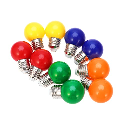 LIFKOME 10pièces Lampe Led Couleur Ampoule Lampe Extérieur Étanche Pour Festival Jardin Ampoule Extérieur Étanche