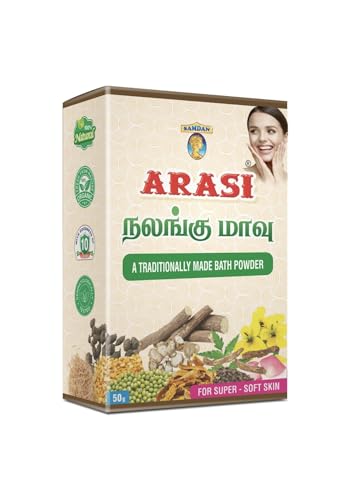 ARASI Organic Nalangu maavu/Sunni Pindi (Ubtan Herbal Bath powder) 100 Grams (100 g)