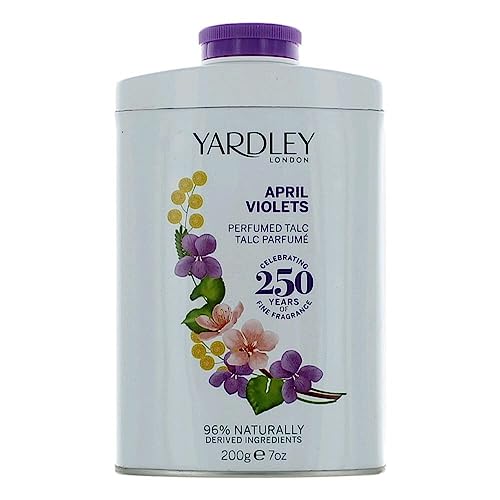 Yardley London April Violets Tin Talc 200g