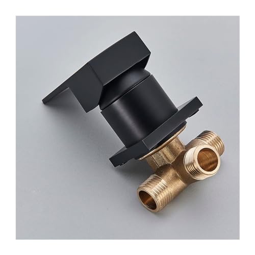 Mitigeur de lavabo cascade noir mat pour salle de bain moderne