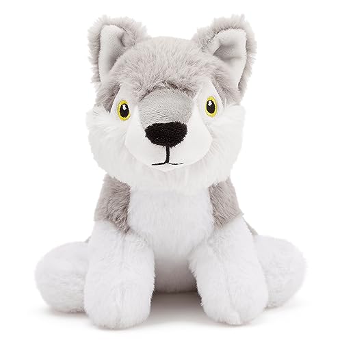 Zappi Co Plush Wolf Toy (22 cm Length) Stuffed Soft Cuddly Animals Collection for New Born Child First Kid – Ansicht 6