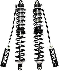 RSO Suspension Front 2.5 Coilover Shocks Adjustable Compression Remote Reservoir Dual Rate 2-4 inch Lift Kits for 07-18 Wrangler JK/JKU