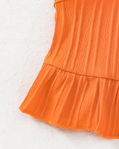 Image of Weebaby Toddler Girl Clothes Baby Summer Outfits Sleeveless Halter Top Ruffle Short Set Cute Kids Clothes Girls