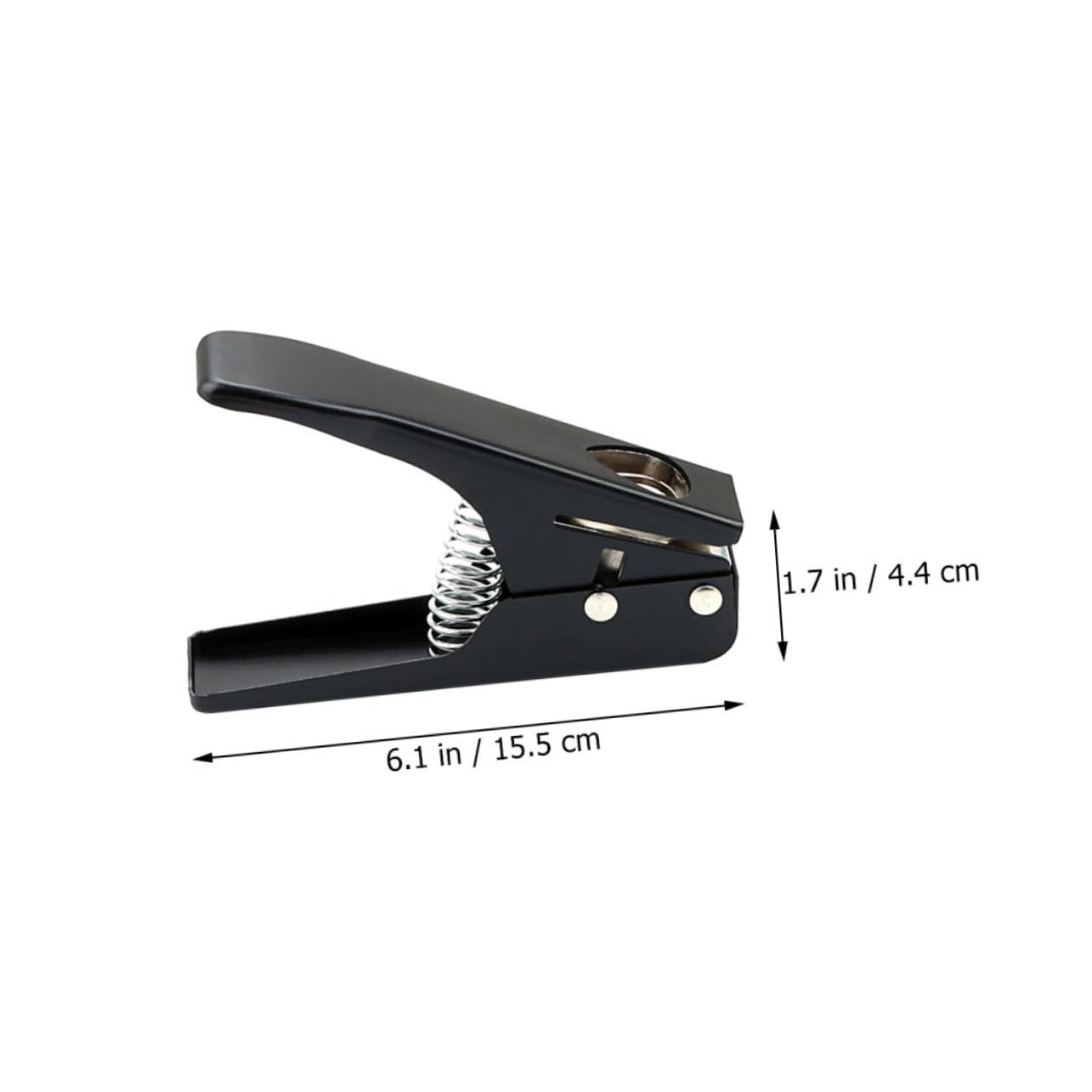 Perforatore per Plettri di Chitarra Nero R26e, Utensile DIY | Metallo e Plastica, Portatile, per Chitarra Making e Maker, Accessori Chitarrista per Plettri Personalizzati