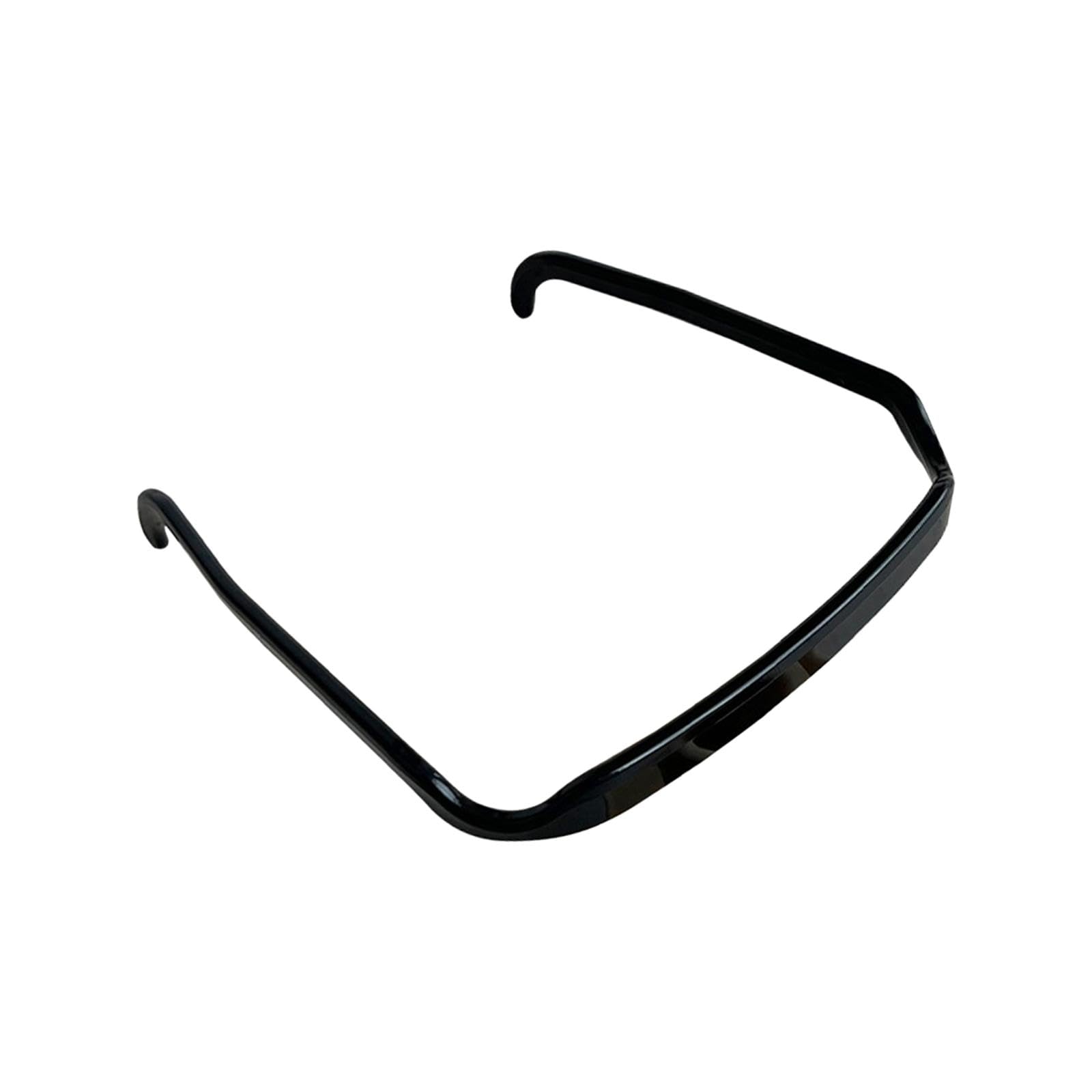 nivaa Square Sunglass Headbands for Curly Hair Sunglasses Shape Headband for Women Black-picture-18