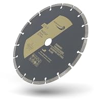 PRODIAMANT Premium Diamanttrennscheibe Set 2x 230mm universal Trennscheibe für Stein, Beton, Granit, Mauerwerk, Ziegel Zubehör Winkelschleifer (Packung mit 2) – Ansicht 3