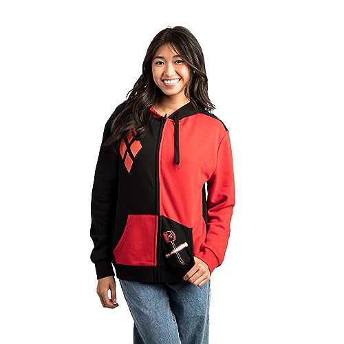 Sweat à capuche zippé Harley Quinn pour adulte sweat-shirt douillet pour exprimer votre passion geek