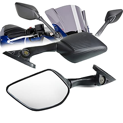 Espejos para Yamaha YZF R3 y R25 en acabado de fibra de carbono para motocicleta