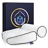 🛀2-LAGIGER KOMFORT - Unser Premium Nackenkissen ist mit 2 Lagen besonders weich und komfortabel produziert, damit du auch nach anstrengenden Arbeitstagen abschalten kannst und dein Körper perfekt regeneriert