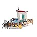 Schleich Horse Club, Horse Sets for Girls and Boys, Horse Stall with Mare and Foal with Horse Figurines and Accessories, Ages 5+