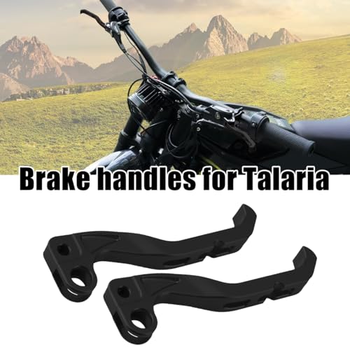 Image of Brake Lever for Talaria, Left & Right Handle Brake Clutch Lever for Taparia, Aluminum Master Cylinder Clutch Lever Replacement for Talaria (Black)