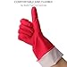 HINSOCHA 3 Pairs Rubber Cleaning Gloves Latex Free Dishwashing Gloves - 13