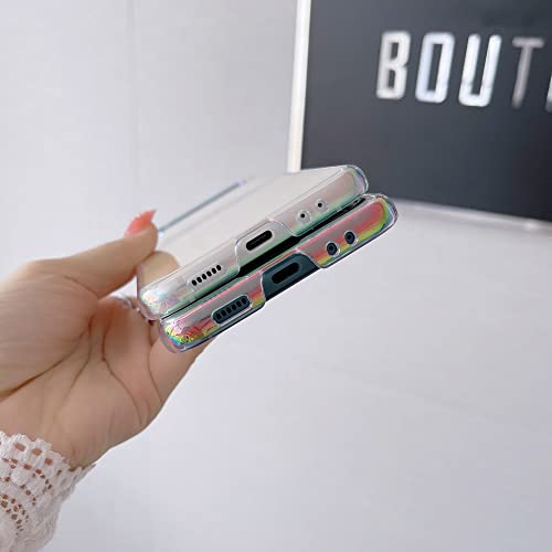 Coque luxe Samsung Galaxy Z Flip 4 3 5G premium rigide effet laser