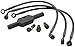 Goodridge HD0091-3FPBK/BK+6 Ebony 2 Front Brake Line Kit - +6in. Length